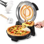 Nouvelhorizonstore - four � pizza electrique 305 mm, cuiseur � pizza 1200 w, avec pierre en cordi�rite, ...