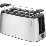 Nouvelhorizonstore - grill � fente longue bueno pro avec fixation par rouleau, 4 tranches, pain grill� ...