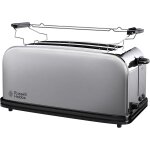Nouvelhorizonstore - grille pain 2 fentes longues 4 toasts / 2 tranches baguette adventure acier inox ...