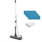 Nouvelhorizonstore - moppy white premium, nettoyeur vapeur sans fil, pour tous les sols et surfaces verticales ...