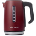 Nouvelhorizonstore - riviera&bar, bouilloire inox tr 1l rouge, puissance 2000w, temp�rature r�glable ...