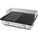 Nouvelhorizonstore - riviera&bar combin� plancha grill professionnelle - bi - zone, 1910 cm de cuisson ...