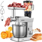 Nouvelhorizonstore - robot p�tissier et culinaire 4, 3 l, batteur sur socle 1300 w avec fonction hachoir ...