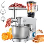 Nouvelhorizonstore - robot p�tissier et culinaire 6 l, batteur sur socle 1500 w avec fonction hachoir ...