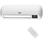 Noveen hc2100 - rideau d'air chaud avec t�l�commande - affichage lcd - 2 niveaux de puisssance