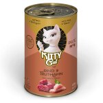 Nuem - pat b?uf et dinde - lot de 6 x 400 g - nourriture humide pour chat - sans crales - avec taurine, ...