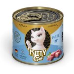 Nuem - pat veau - 6 x 200 g - nourriture humide pour chat - sans crales - avec taurine - huile de ...