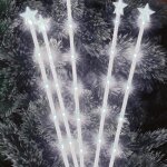 Objet d�coratif - led - stick lumineux �toile - 70cm - blanc - int�rieur