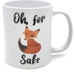 Oh for fox sake tasse imprim�e double face 11oz (vert) - blanc