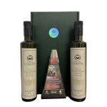 Oleum comitis - coffret huile d'olive extra vierge 2 x 500 ml et parmesan 40 mois