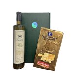 Oleum comitis - coffret huile d'olive extra vierge 750 ml et parmesan 40 mois