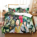 One - punch - man housse de couette d imprim�� anime - parure de lit microfibreavec fermeture ��clair, ...
