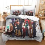 One - punch - man housse de couette d imprim�� anime - parure de lit microfibreavec fermeture ��clair, ...