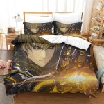 One - punch - man housse de couette �� th��me imprim��e en d ensemble de literie en microfibre douce ...