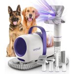 Oneisall aspirateur pour chiens avec brosse, puissance d'aspiration elev�e brosse pour chiens aspirateur ...