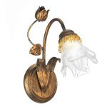 Onli arianna applique fleur, bronze