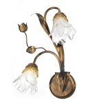 Onli arianna applique fleur, bronze