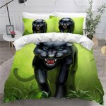L��opard housse de couette x imprim�� d animaux de dessin anim�� mignon parure de lit personnes ado fille ...
