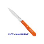 Opinel couteau d'office n112 lame lisse inox ou carbone / couleur au choix