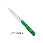 Opinel couteau d'office n112 lame lisse inox ou carbone / couleur au choix
