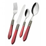 Couverts - maison bugatti - otb3m - s1650 - 24 pi�ces - inox - compatible lave - vaisselle