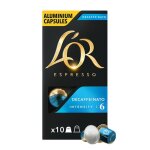 L'or espresso decaffeinato intensite 6 - lot de 10 paquets de 10 capsules de cafe L'or espresso decaffeinato intensite 6 - lot de 10 paquets de 10 capsules de cafe