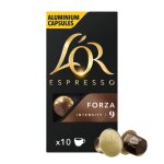 L'or espresso forza intensite 9 - lot de 20 paquets de 10 capsules de cafe L'or espresso forza intensite 9 - lot de 20 paquets de 10 capsules de cafe