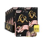 L'or espresso or rose intensite 7 - lot de 10 paquets de 10 capsules de cafe