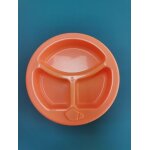 Orange - assiette chauffante antidrapante pour bb, bol a ventouse anti - dversement, garde les aliments ...
