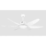 Orbegozo 17434 ventilateur de plafond avec 6 pales abs, t�l�commande, lumi�re led 3 tonalit�s, Ø 138 ...