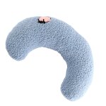 Oreiller demi - donut pour chat et chien, doux, en coton, lavable, pour petit et moyen gabarit Oreiller demi - donut pour chat et chien, doux, en coton, lavable, pour petit et moyen gabarit