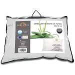 Oreiller m�moire de forme 50x70 cm par soleil d'ocre, avec poche luxe