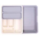 Organisateur de tiroirs de cuisine extensible, petit ustensile r�glable organisateur d'argenterie diviseurs ...