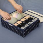 Organisateur de tiroir pliable en tissu non tiss�, 1 pi�ce, conteneur de chaussettes, �charpe, soutien ...