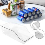 Organisateur de tiroir de r�frig�rateur transparent en plastique, distributeur de boissons, conteneur ...