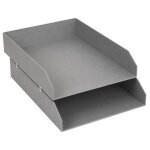 Organiseur range - courriers 2 compartiments hakan bigso box gris