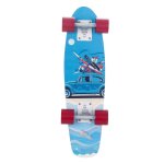 Origen home decor adorno pared skate placas metal placa de metal azul - 55x17x6cm