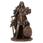 Origen home decor - figura diosa lady sif nord figuras bronce dorado - 21x9x12 cm