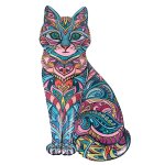 Origen home decor gato jardin figura de gato azul 31x17x1cm Origen home decor gato jardin figura de gato azul 31x17x1cm