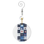 Ornements de noël noël de conte de fées bleu et blanc par noarusrainbowland - designs de vacances de ... Ornements de noël noël de conte de fées bleu et blanc par noarusrainbowland - designs de vacances de ...