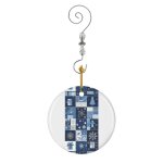 Ornements de nol nol de conte de fes bleu et blanc par noarusrainbowland - designs de vacances de ...