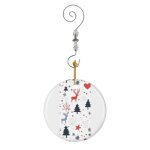 Ornements de noël noël de conte de fées bleu et blanc par noarusrainbowland - designs de vacances de ... Ornements de noël noël de conte de fées bleu et blanc par noarusrainbowland - designs de vacances de ...
