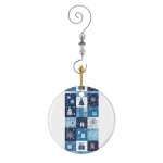 Ornements de noël noël de conte de fées bleu et blanc par noarusrainbowland - designs de vacances de ... Ornements de noël noël de conte de fées bleu et blanc par noarusrainbowland - designs de vacances de ...
