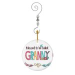 Ornements de noël fleur sauvage bénie pour être appelée fleur de grand - mère joyeux anniversaire fête ... Ornements de noël fleur sauvage bénie pour être appelée fleur de grand - mère joyeux anniversaire fête ...