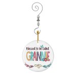 Ornements de noël fleur sauvage bénie pour être appelée fleur de grand - mère joyeux anniversaire fête ... Ornements de noël fleur sauvage bénie pour être appelée fleur de grand - mère joyeux anniversaire fête ...