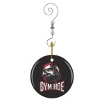 Ornements de noël houe de gymnastique en céramique avec crochet et cristal - décorations pour sapin de ... Ornements de noël houe de gymnastique en céramique avec crochet et cristal - décorations pour sapin de ...