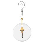 Ornements de noël lampe à pied en céramique avec crochet et cristal - décorations pour sapin de noël, ... Ornements de noël lampe à pied en céramique avec crochet et cristal - décorations pour sapin de noël, ...