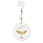 Ornements de nol verre  vin de nol nol en cramique avec crochet et cristal dcorations souvenirs ...