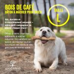 Os a mâcher l - bois de café - pour grands chiens - soin naturel des dents, prévient le tartre & les ... Os a mâcher l - bois de café - pour grands chiens - soin naturel des dents, prévient le tartre & les ...