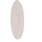 Un os de seiche blanc 23 cm avec support pour oiseaux